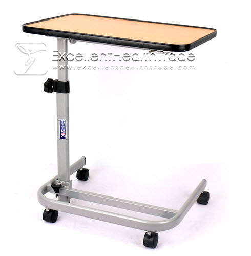 00700: โต๊ะคร่อมเตียงพับเก็บได้ หมุน top (Moving rotating overbed table)